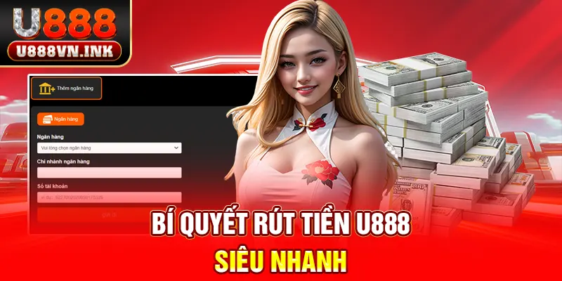 Bí Quyết Rút Tiền U888 Siêu Nhanh Trong 5p Tân Thủ Nên Biết Rút Tiền u888