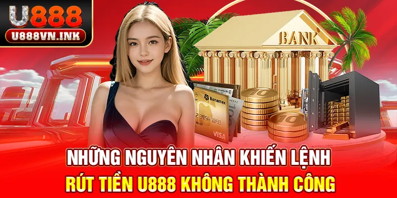 Bí Quyết Rút Tiền U888 Siêu Nhanh Trong 5p Tân Thủ Nên Biết Những nguyên nhân khiến lệnh rút tiền u888 không thành công