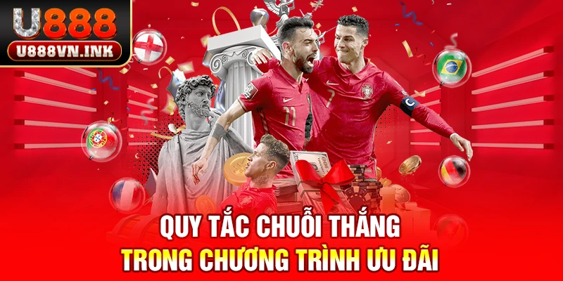 Khuyến Mãi Thể Thao U888 - Thắng Liên Tiếp Thưởng Đến 8888K Quy tắc chuỗi thắng trong chương trình ưu đãi u888